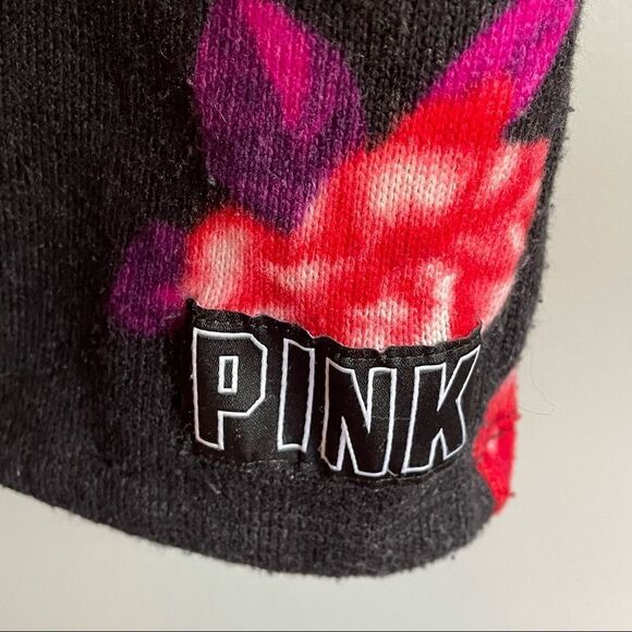 Women’s Victoria’s Secret PINK Rose Floral Hoodie Sweater size M - Picture 3 of 5